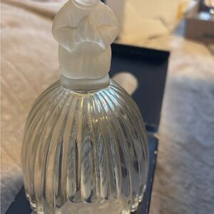 Goebel Frosted Glass Owl Vase